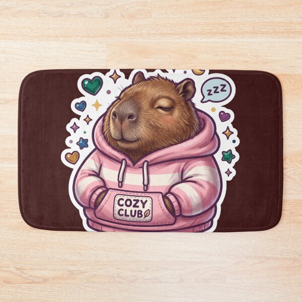 Item preview, Capybara Relax Club – Chill Animal Meme Aesthetic designed and sold by veloramode.