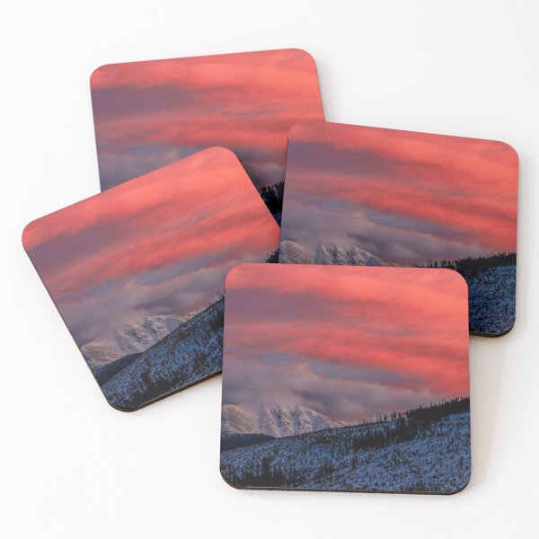 Item preview, Sunset Over Snowy Mountains designed and sold by SavingMemories.