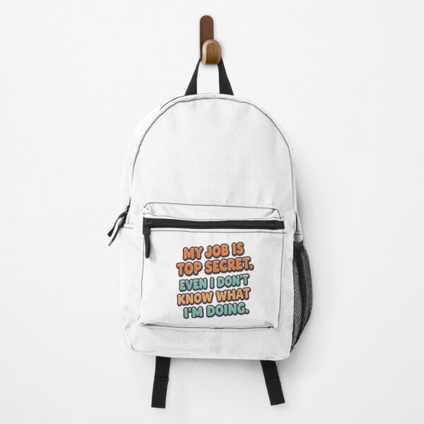 Item preview, My Job Is Top Secret Funny Office Sticker designed and sold by Kavya Art.