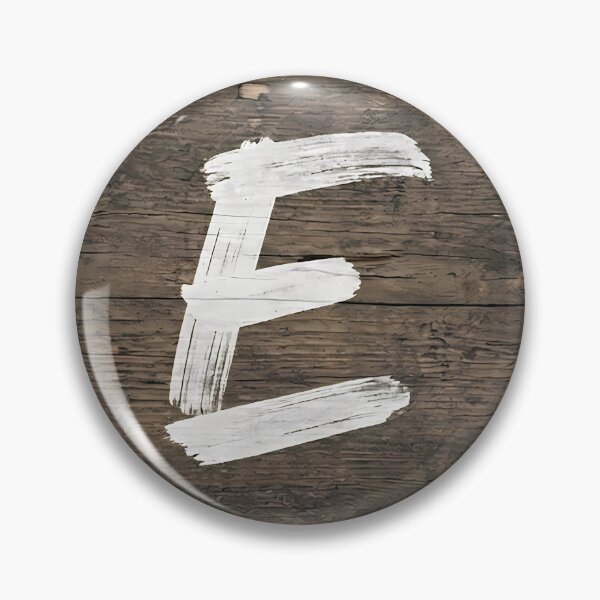 Item preview, Rustic White Letter E Wood Sign designed and sold by chareanrach1.