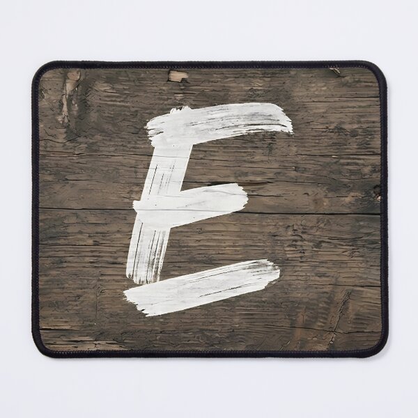Item preview, Rustic White Letter E Wood Sign designed and sold by chareanrach1.