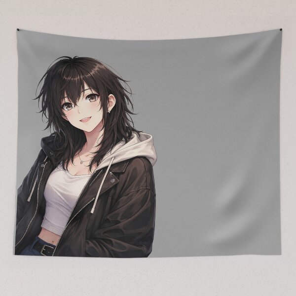 Item preview, Stylish Anime Girl Art | Cute Streetwear Anime Aesthetic designed and sold by Y-MOONSTAR.