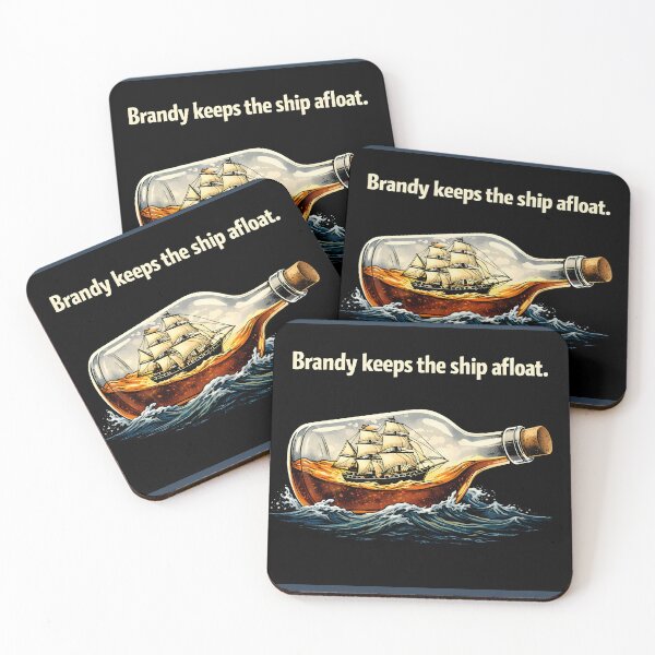 Item preview, Brandy Keeps The Ship Afloat Shirt designed and sold by Hornace88studio .