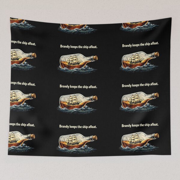 Item preview, Brandy Keeps The Ship Afloat Shirt designed and sold by Hornace88studio .