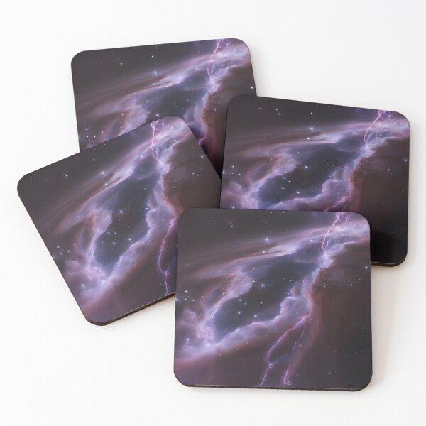 Item preview, Blue Lightning Nebula River designed and sold by MAWOdesign.