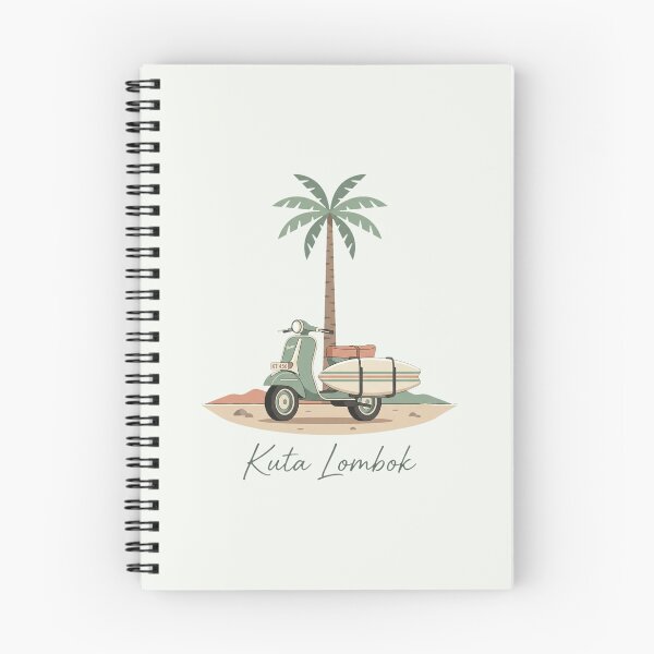 Item preview, Minimalist Vintage Scooter Surf Kuta Lombok designed and sold by DuckOddity.