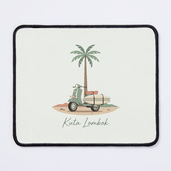 Item preview, Minimalist Vintage Scooter Surf Kuta Lombok designed and sold by DuckOddity.