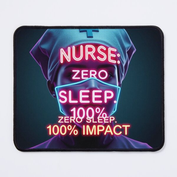 Item preview, NURSE: ZERO SLEEP. 100% IMPACT designed and sold by Petringo.