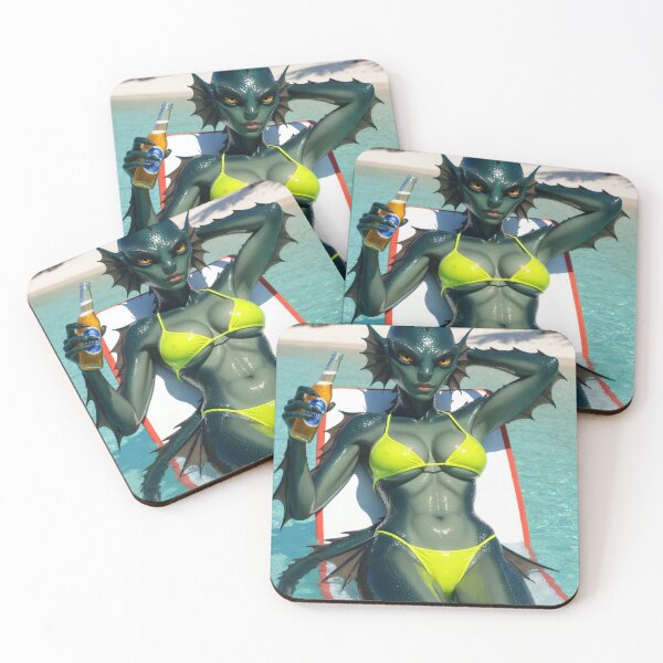 Item preview, Tropical Siren Sipping Beer designed and sold by ITSimagination.