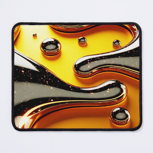 Item preview, Liquid Gold Abstract Flow designed and sold by Exodoi.