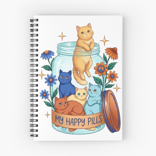 Item preview, My Happy Pills – Cute Cats designed and sold by SimonFernando.