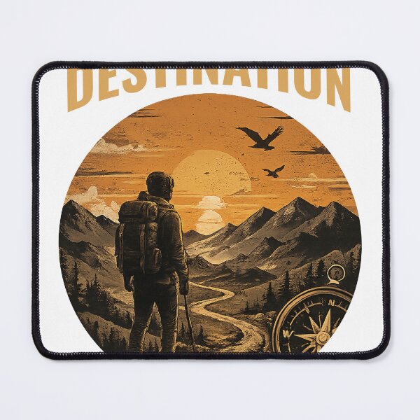 Item preview, NO DESTINATION – Just Go Adventure Travel Streetwear T-Shirt designed and sold by NakottaFashion.