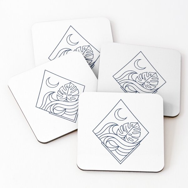 Item preview, Minimalist Geometric Ocean Crest Kuta Lombok designed and sold by DuckOddity.