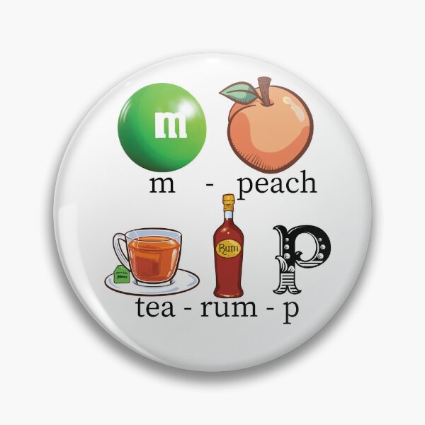 Item preview, Impeach Trump Funny Political Pun Cartoon designed and sold by Deviant Logic Design.