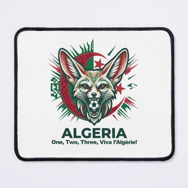Item preview, World Cup Algeria Football Fennec Fox designed and sold by MarcV88.