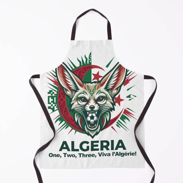 Item preview, World Cup Algeria Football Fennec Fox designed and sold by MarcV88.