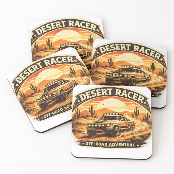 Item preview, Desert Racer Off-Road Adventure Retro Vintage T-Shirt Design designed and sold by RelateAndTee.