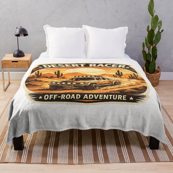 Item preview, Desert Racer Off-Road Adventure Retro Vintage T-Shirt Design designed and sold by RelateAndTee.