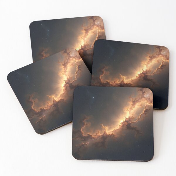 Item preview, Golden Nebula Clouds designed and sold by MAWOdesign.