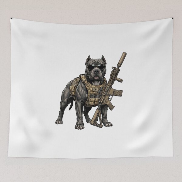Item preview, Tactical Dog designed and sold by RAWLIFEGRAPHIC.