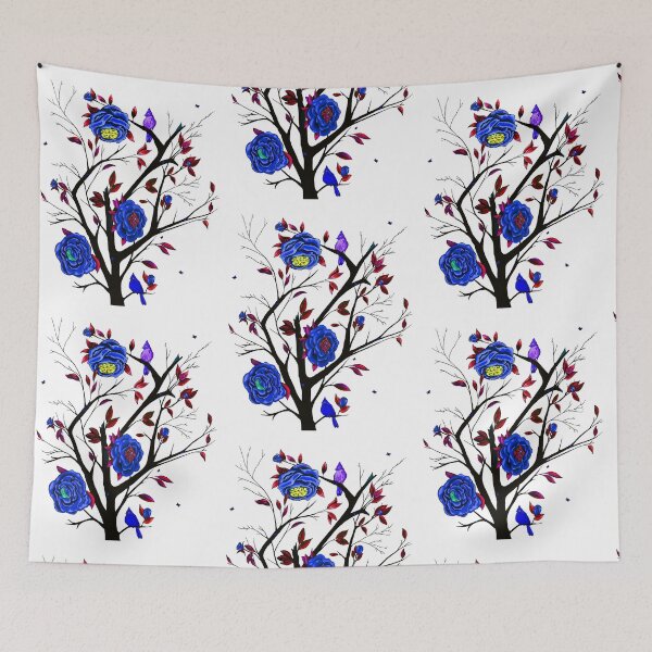 Item preview, serendipity(the roses)(dark blue) designed and sold by Whimsicalwakko's.