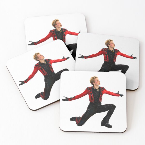Item preview, Male Figure Skater Red Costume Transparent Design Ilia Malinin  designed and sold by origin-arthouse.