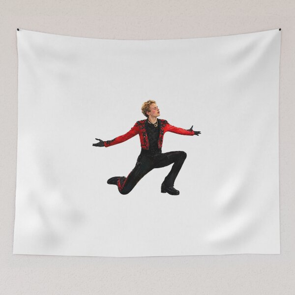 Item preview, Male Figure Skater Red Costume Transparent Design Ilia Malinin  designed and sold by origin-arthouse.