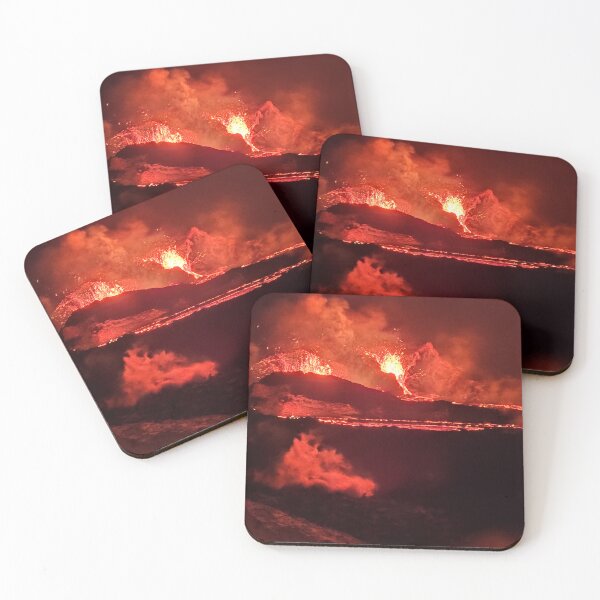 Item preview, Iceland Volcano Night Eruption designed and sold by MAWOdesign.