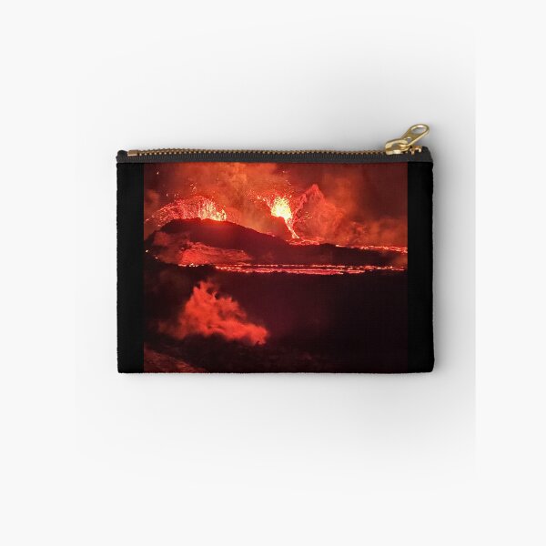 Item preview, Iceland Volcano Night Eruption designed and sold by MAWOdesign.