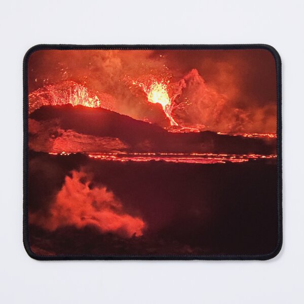 Item preview, Iceland Volcano Night Eruption designed and sold by MAWOdesign.
