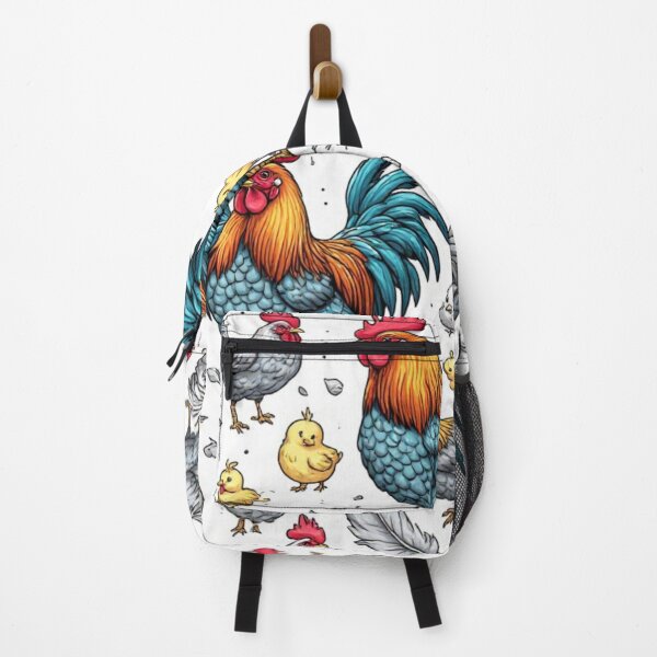 Item preview, Vintage Farmhouse Rooster and Chick Sketch Pattern designed and sold by dcohea.