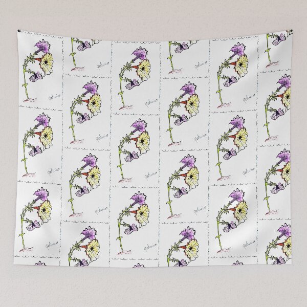 Item preview, petunia flower designed and sold by AsIceAndDesire.