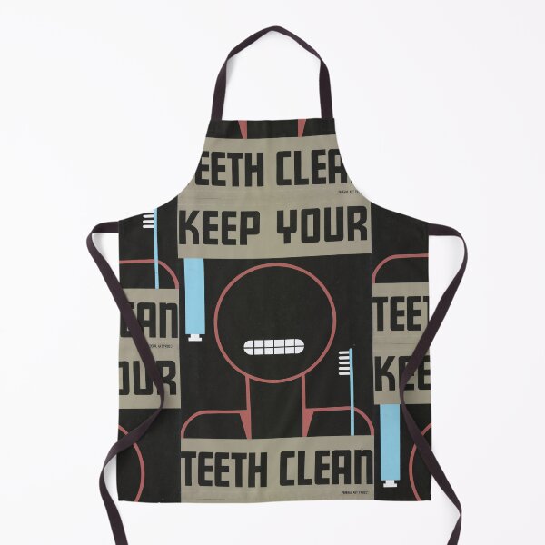 Item preview, Vintage Dental Care Art Poster | Keep Your Teeth Clean | WPA Public Health Campaign | Art Deco Style | 1930s Minimalist Design designed and sold by artofuniverse.
