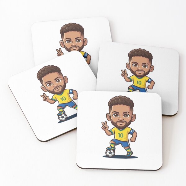 Item preview, Cute MiniPop Brazil Soccer Star 10 - Chibi Football Fan Art designed and sold by ZIKI VI.