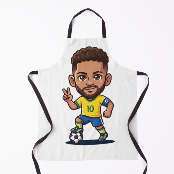 Item preview, Cute MiniPop Brazil Soccer Star 10 - Chibi Football Fan Art designed and sold by ZIKI VI.