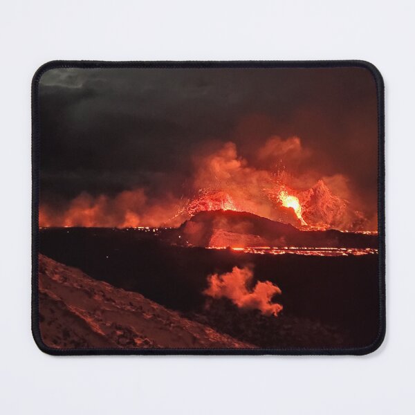 Item preview, Iceland Volcano in Moonlit Snow designed and sold by MAWOdesign.