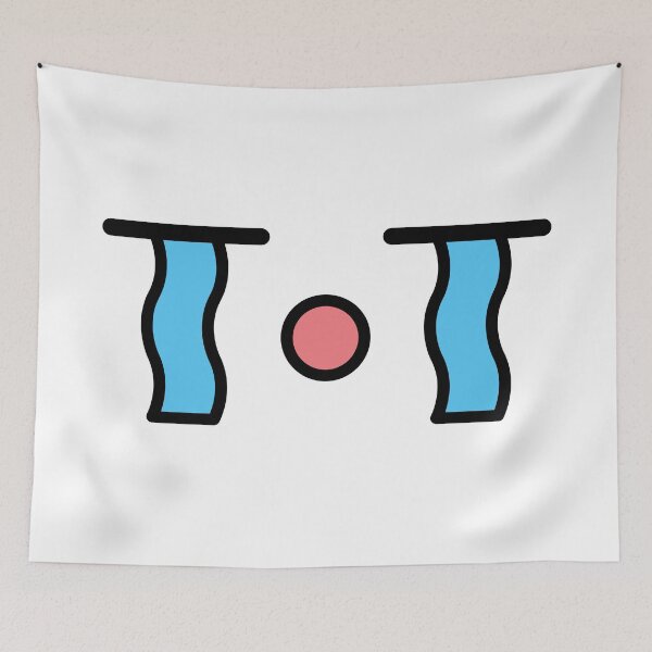 Item preview, Sweet kawaii crying face designed and sold by BlushyPrint.