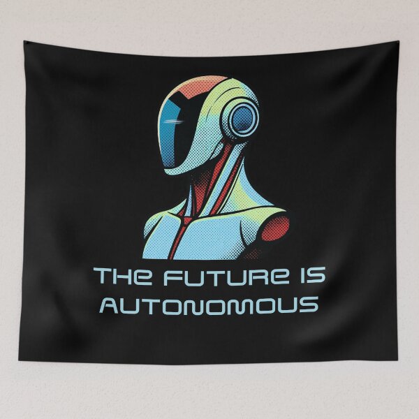 Item preview, Powered by AI Robot Design Futuristic Artificial Intelligence Tech Aesthetic Machine Learning Cyberpunk Graphic designed and sold by TEEJAMBOREE.