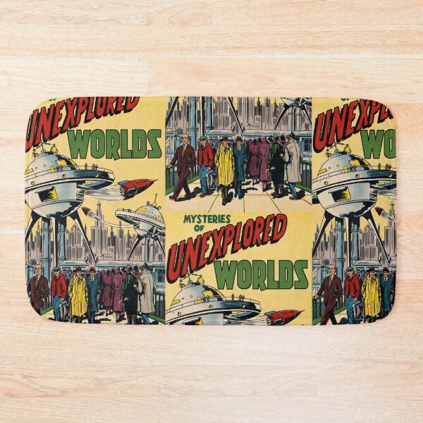 Item preview, Mysteries of Unexplored Worlds – Retro Sci‑Fi Future Vision Comic Cover designed and sold by Analog Aura .
