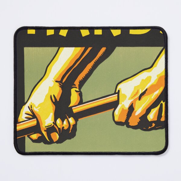 Item preview, Vintage WPA Poster | Protect Your Hands Workplace Safety Art | Federal Art Project Print | Bold Graphic Labor History designed and sold by artofuniverse.