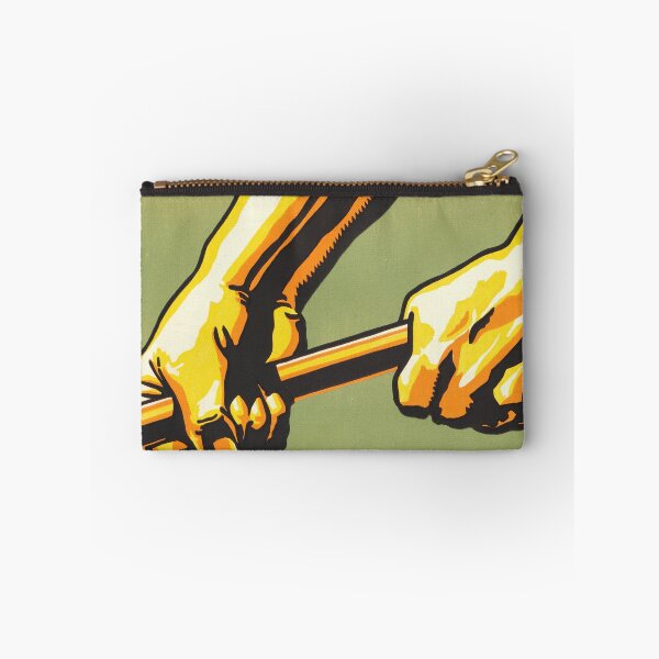 Item preview, Vintage WPA Poster | Protect Your Hands Workplace Safety Art | Federal Art Project Print | Bold Graphic Labor History designed and sold by artofuniverse.