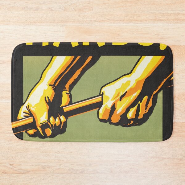 Item preview, Vintage WPA Poster | Protect Your Hands Workplace Safety Art | Federal Art Project Print | Bold Graphic Labor History designed and sold by artofuniverse.