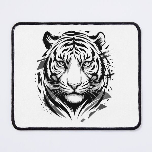 Item preview, black tiger abstract designed and sold by Lopez-Design.
