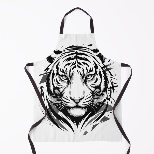 Item preview, black tiger abstract designed and sold by Lopez-Design.