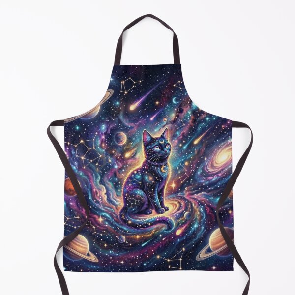Item preview, Mystic Cosmic Cat – Aesthetic Cyberpunk Sacred Geometry designed and sold by Ruslan Kudlai.