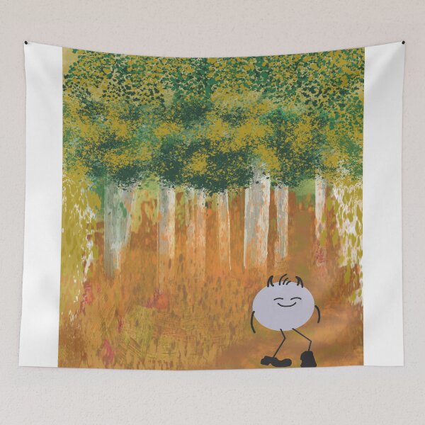 Item preview, Little forest monster designed and sold by dariosArt.