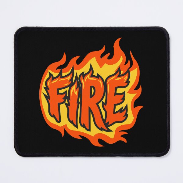 Item preview, Retro Cool Dragon Fire text Typography designed and sold by Ram94.