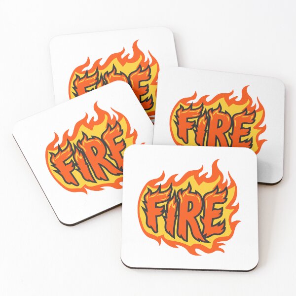 Item preview, Retro Cool Dragon Fire text Typography designed and sold by Ram94.
