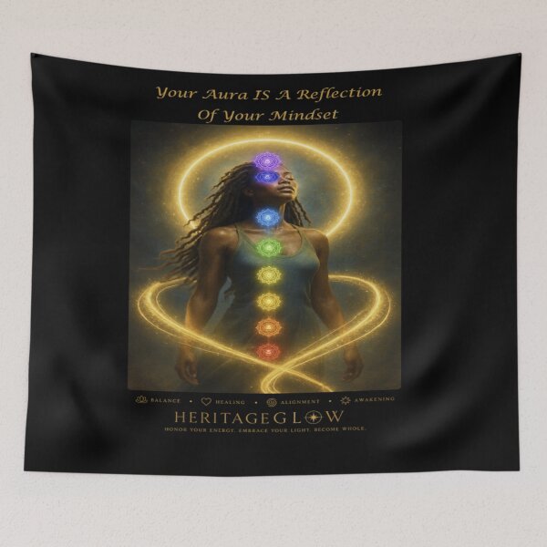 Item preview, Your Aura Is A Reflection Of Your Mindset designed and sold by HeritageGlow.