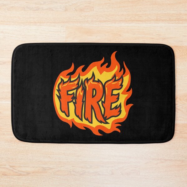 Item preview, Retro Cool Dragon Fire text Typography designed and sold by Ram94.